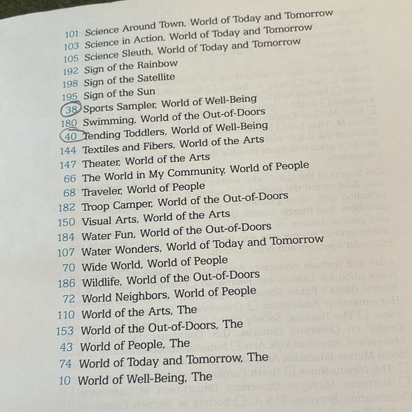 Vintage Girl Scout Badges and Signs book partially completed - Picture 9 of 11